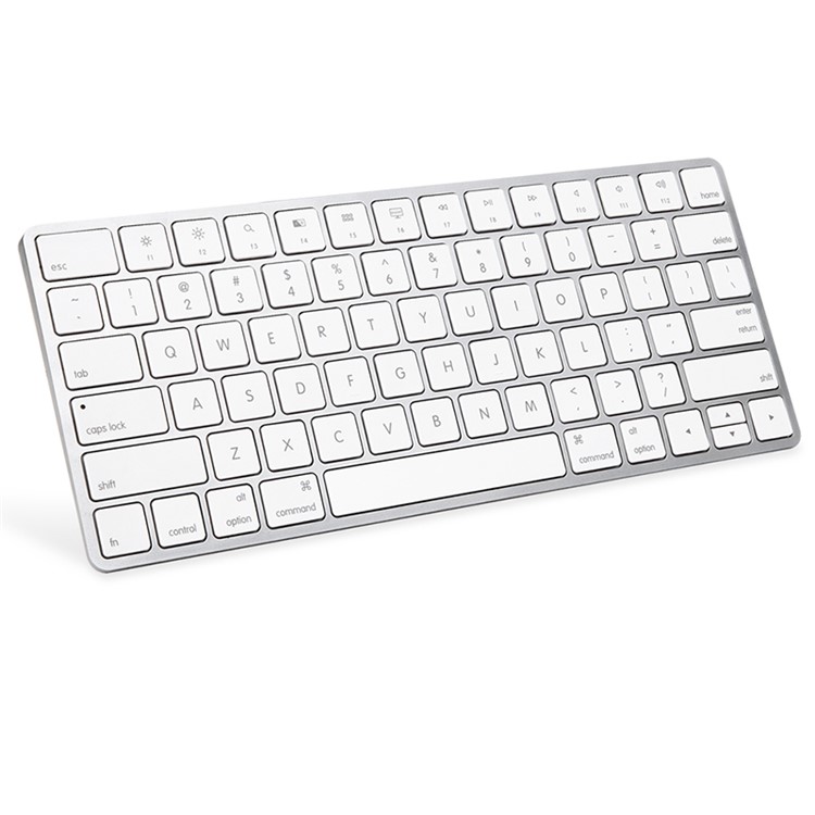 MOTOSPEED BK200 Ultra Thin Bluetooth 3.0 Keyboard for Windows/Android/iOS - White-3