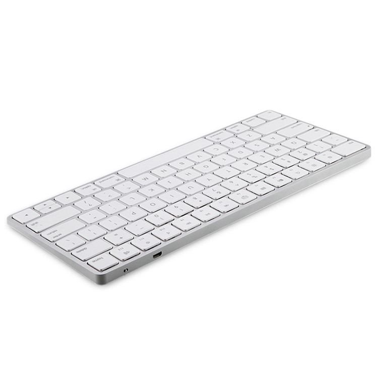 MOTOSPEED BK200 Ultra Thin Bluetooth 3.0 Keyboard for Windows/Android/iOS - White-6