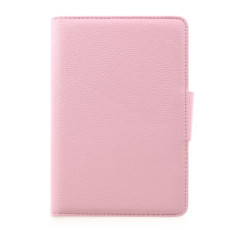 For Samsung Galaxy Tab A 7.0 T280 T285 Bluetooth 3.0 Keyboard Litchi Skin Leather Protective Case - Pink-2