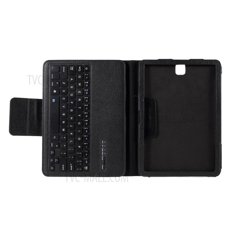 For Samsung Galaxy Tab S3 9.7-inch T820 Detachable Bluetooth Keyboard Litchi Leather Stand Case - Pink-10