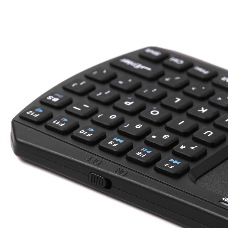 IBK-26 Mini Bluetooth Wireless QWERTY Keyboard with Touchpad for Smartphones and Tablets - Black-15