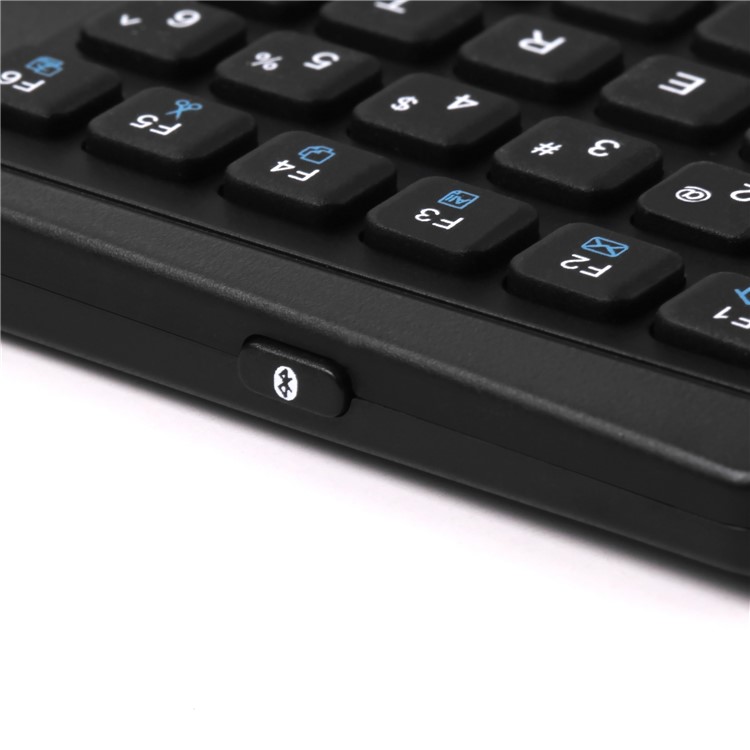 IBK-26 Mini Bluetooth Wireless QWERTY Keyboard with Touchpad for Smartphones and Tablets - Black-16