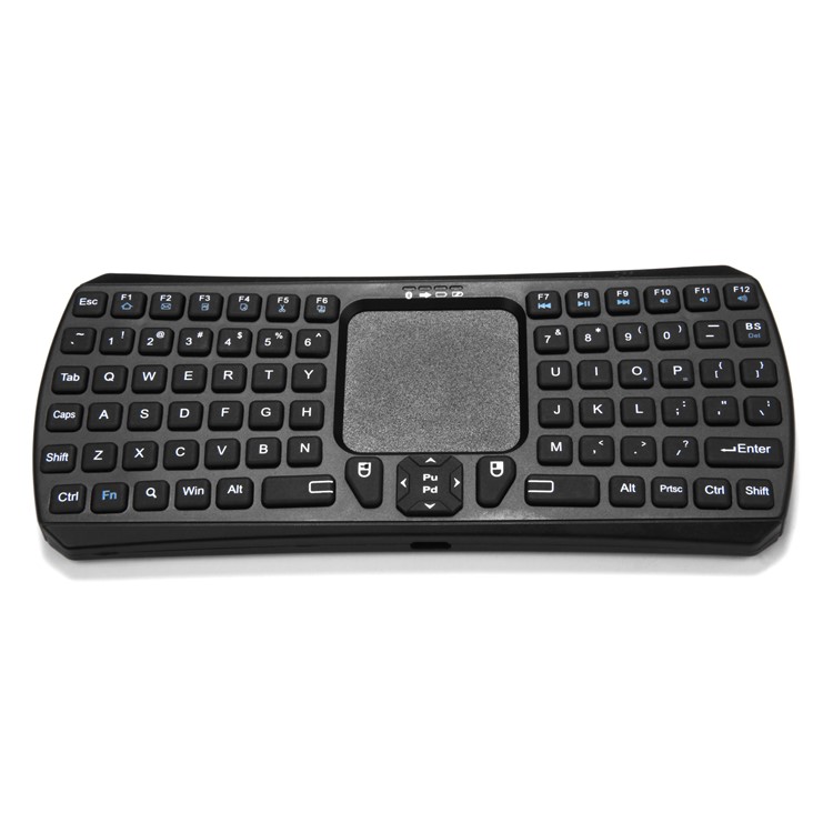 IBK-26 Mini Bluetooth Wireless QWERTY Keyboard with Touchpad for Smartphones and Tablets - Black-5