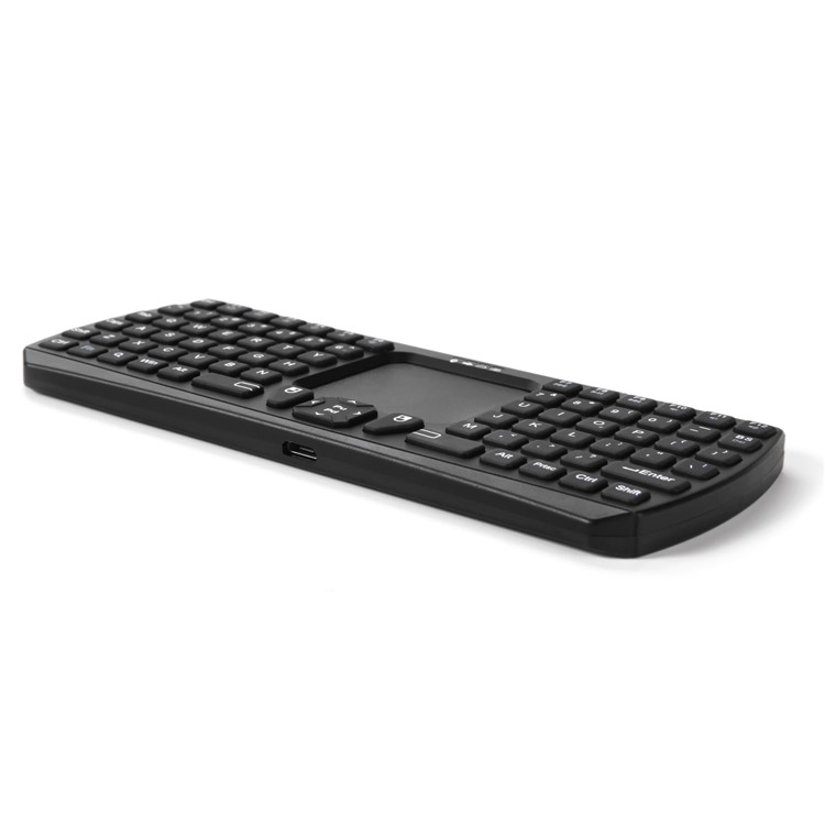 IBK-26 Mini Bluetooth Wireless QWERTY Keyboard with Touchpad for Smartphones and Tablets - Black-9