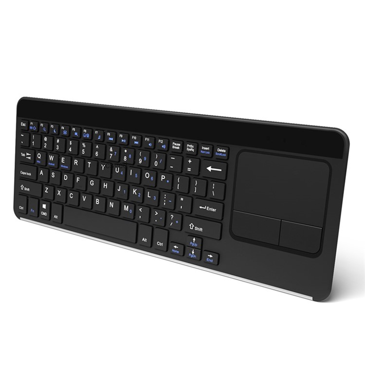 BOW HW087 2.4G Wireless Keyboard with 3-inch Large Touchpad for PC, Laptop, Computer - Black-4