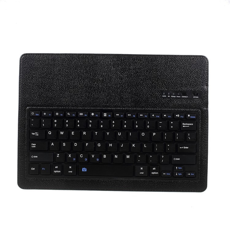 For iPad Pro 12.9-inch (2017) Detachable Bluetooth Keyboard Leather Stand Case Cover - Black-11