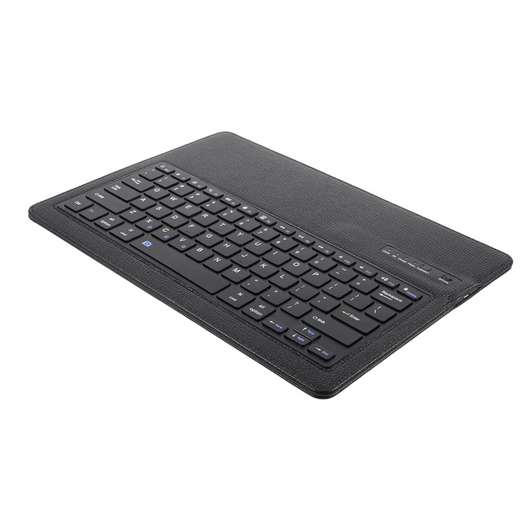 For iPad Pro 12.9-inch (2017) Detachable Bluetooth Keyboard Leather Stand Case Cover - Black-13