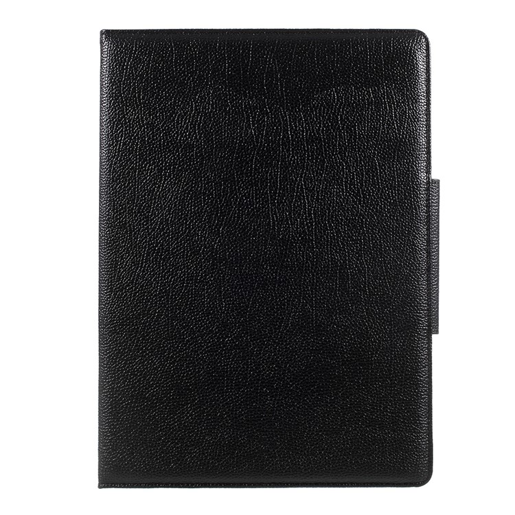 For iPad Pro 12.9-inch (2017) (2015) Detachable Bluetooth Keyboard Leather Stand Case Cover - Black-2