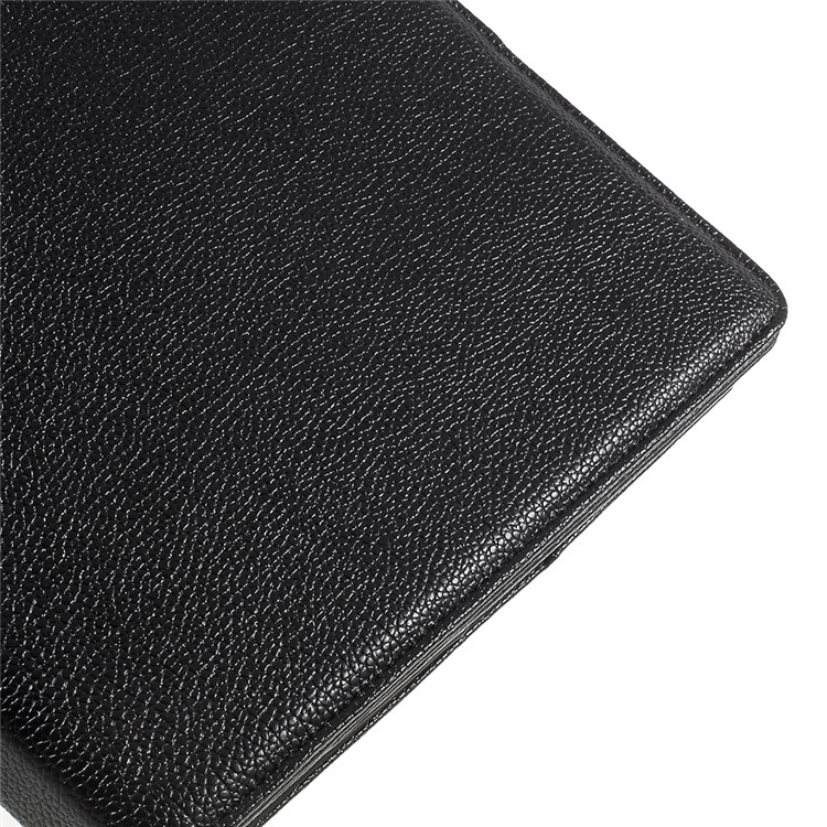 For iPad Pro 12.9-inch (2017) (2015) Detachable Bluetooth Keyboard Leather Stand Case Cover - Black-5