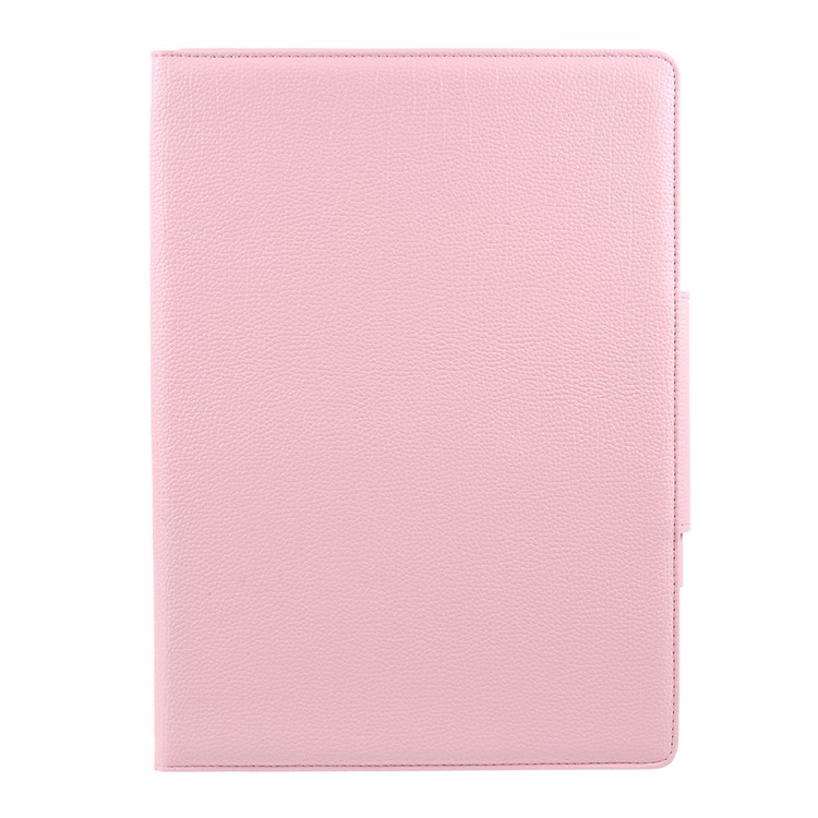 For iPad Pro 12.9-inch (2017) Leather Protective Case with Detachable Bluetooth Keyboard - Pink-2