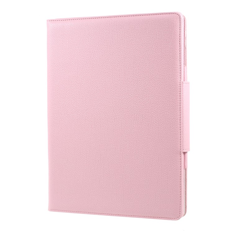 For iPad Pro 12.9-inch (2017) Leather Protective Case with Detachable Bluetooth Keyboard - Pink-3