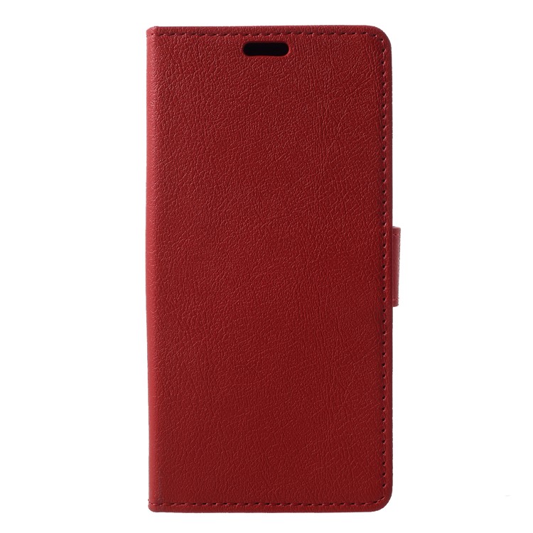 Wallet Stand Magnetic Flip Leather Phone Case for BQ Aquaris X2 - Red-3