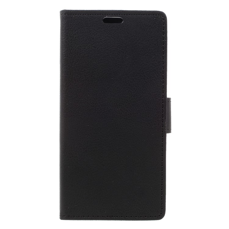 Wallet Leather Stand Case for BQ Aquaris U/U Lite - Black-3
