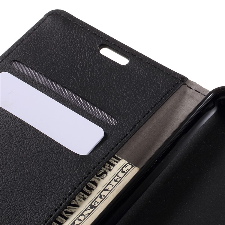 Wallet Leather Stand Case for BQ Aquaris U/U Lite - Black-9