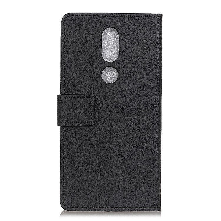 Wallet Magnetic Stand Leather Mobile Phone Shell for Wiko View Prime - Black-2