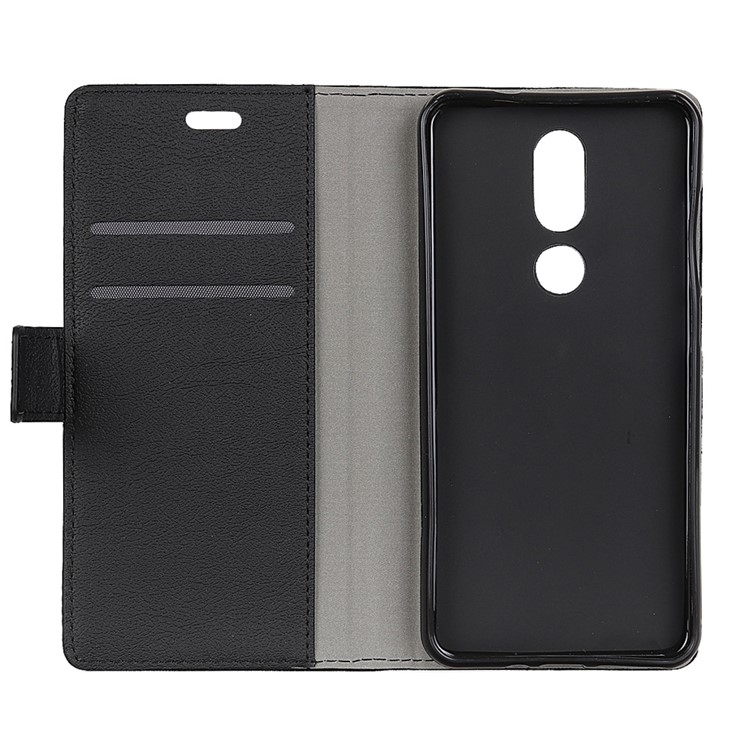 Wallet Magnetic Stand Leather Mobile Phone Shell for Wiko View Prime - Black-5