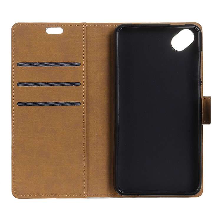 Magnetic PU Leather Wallet Stand Case for Wiko Sunny 2 Plus - Black-5