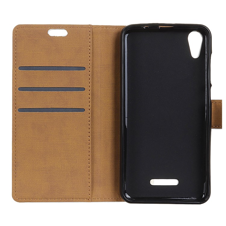 Wallet Stand Flip Leather Phone Case for Wiko Lenny 4 - Black-7