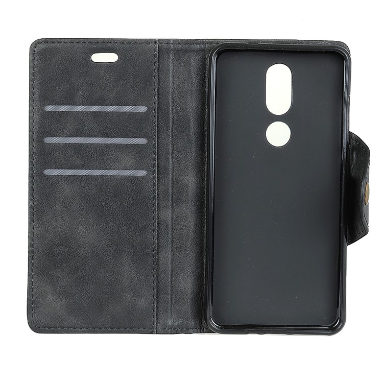 Wallet Leather Stand Case for Wiko View Prime - Black-3