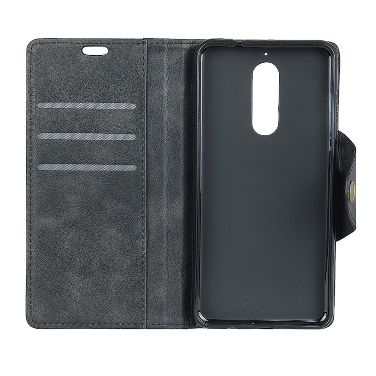 Wallet Leather Stand Case for Wiko View XL - Black-3