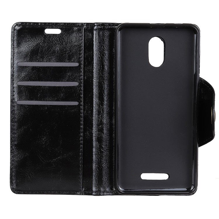 Wallet Leather Stand Case for Wiko Jerry 3 - Black-4