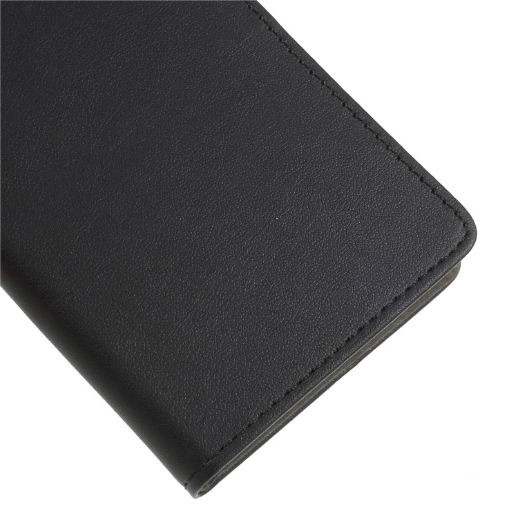 Wallet Stand Leather Protection Cell Phone Case for Wiko Lenny 5 - Black-7