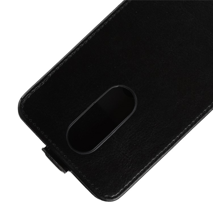 Crazy Horse Vertical Flip Leather Card Holder Case for Wiko View Lite - Black-3