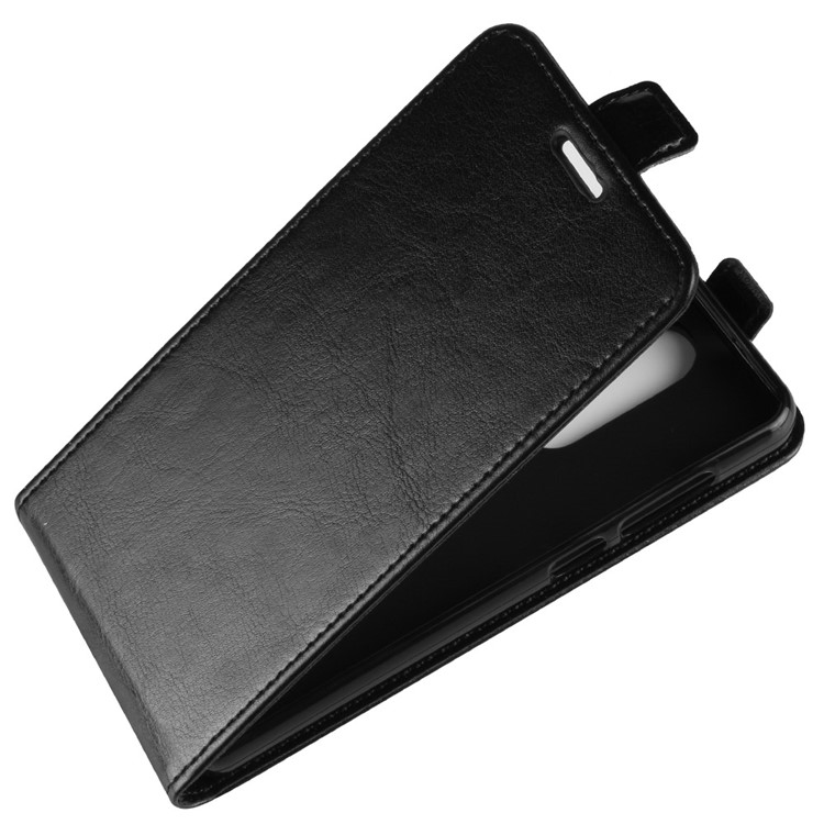 Crazy Horse Vertical Flip Leather Card Holder Case for Wiko View Lite - Black-4