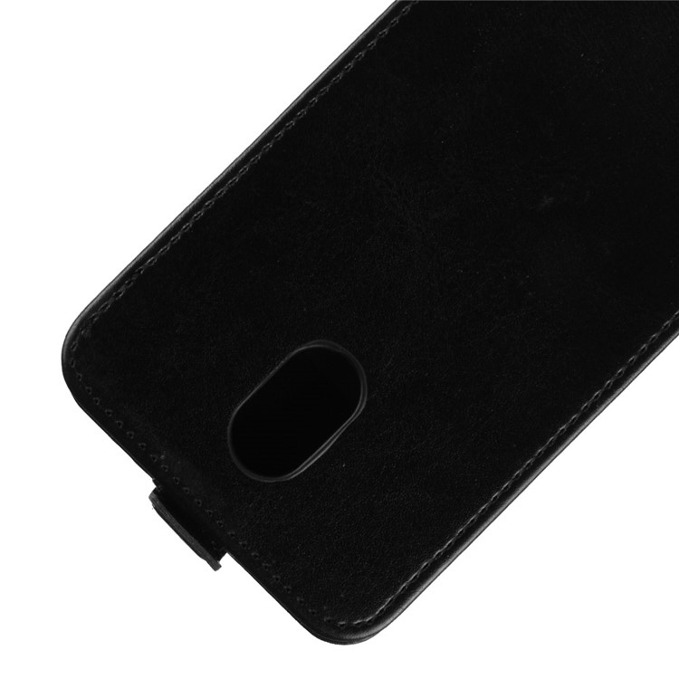 Crazy Horse Vertical Leather Card Holder Case for Wiko Lenny 5 - Black-3