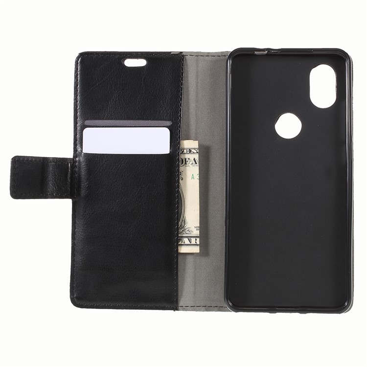 Pattern Printing Wallet Leather Cell Phone Shell for Wiko View2 - Fierce Wolf-8