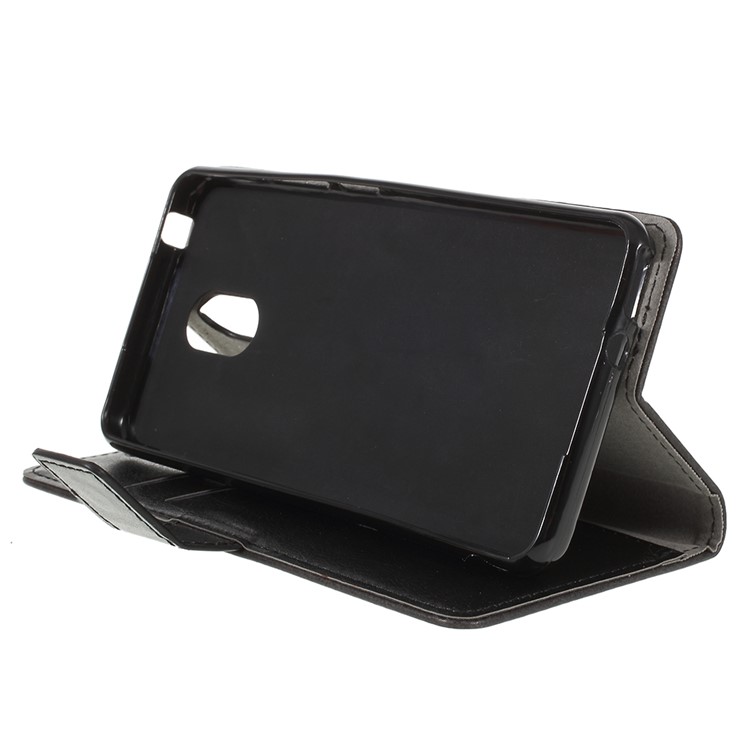 Pattern Printing Stand Leather Wallet Mobile Case for Wiko Lenny 5 - Fierce Wolf-6