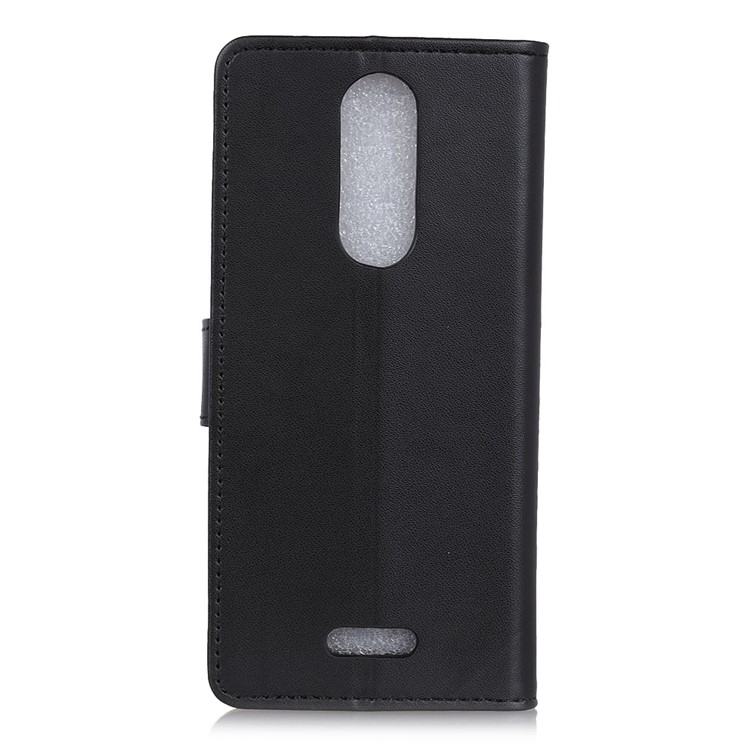 Wallet Stand Flip Leather Phone Cover for Wiko View Lite - Black-3