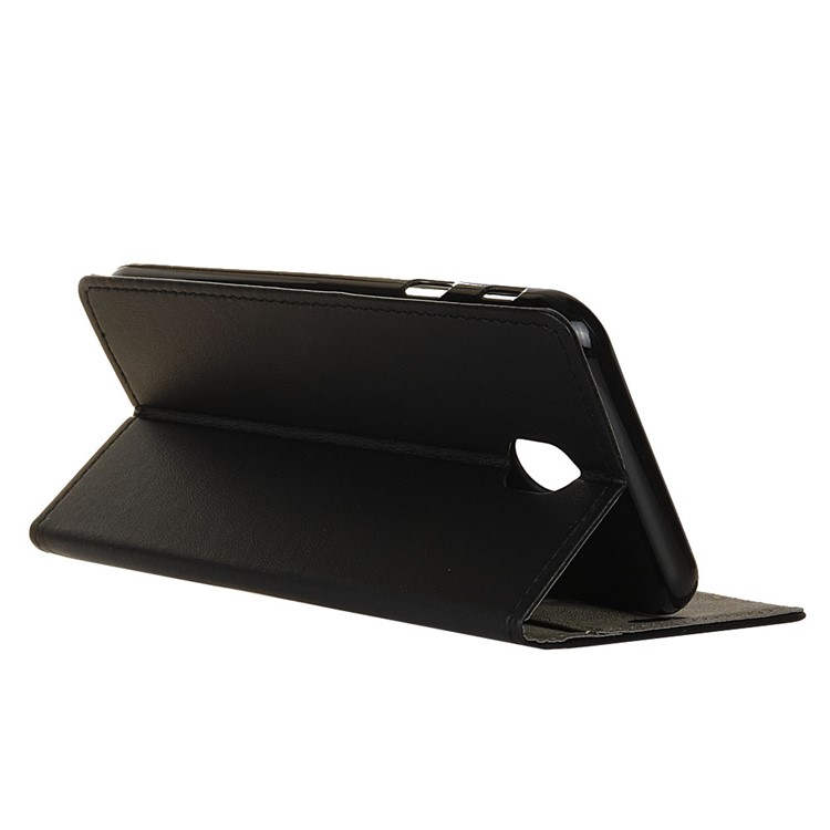 PU Leather Wallet Mobile Phone Case with Stand for Wiko Sunny3 Mini - Black-6