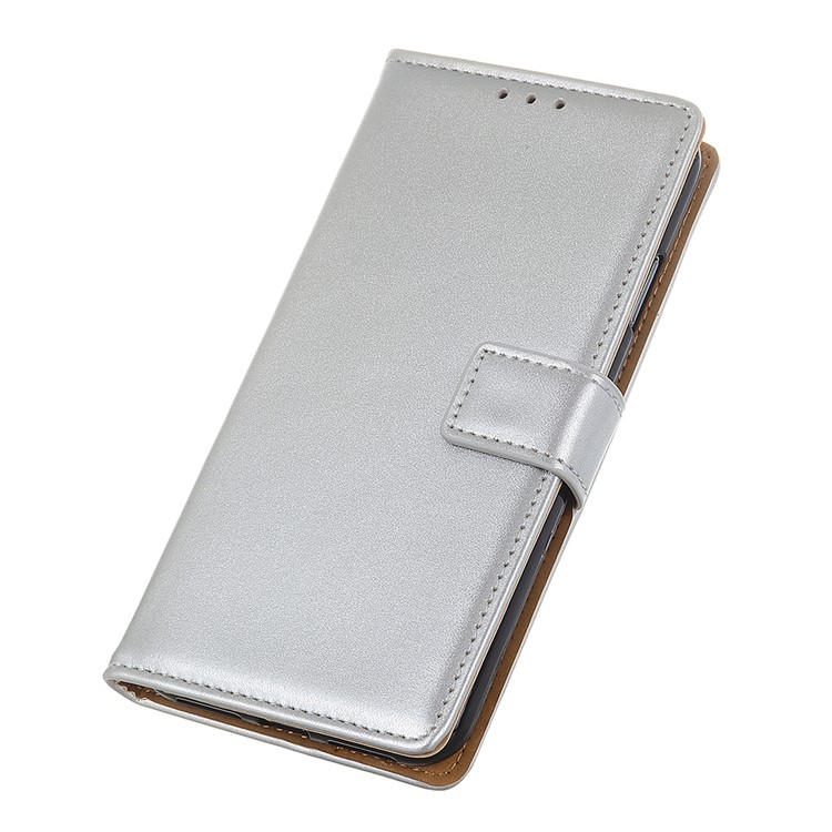 Wallet Leather Stand Case for Wiko Jerry 4 - Silver-5