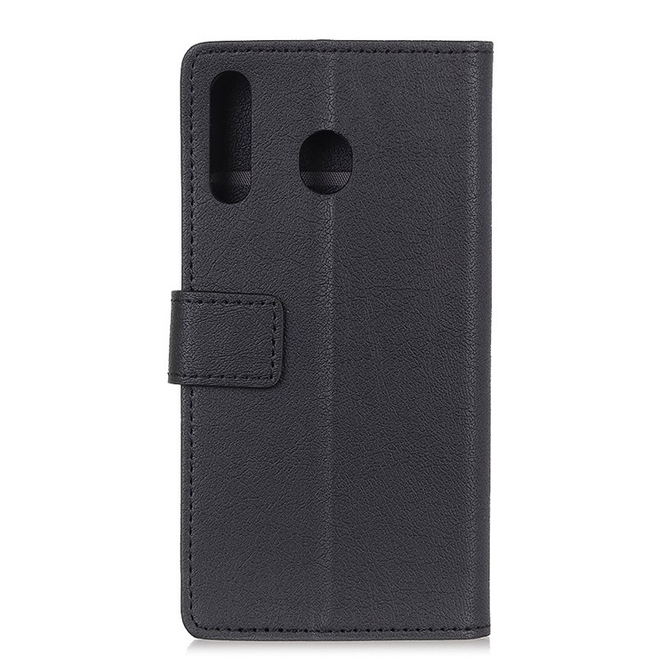 Leather Wallet Stand Phone Cover for Wiko View 3 Pro - Black-3