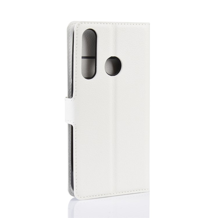 Litchi Surface Wallet Leather Stand Case for Wiko View 3 - White-6