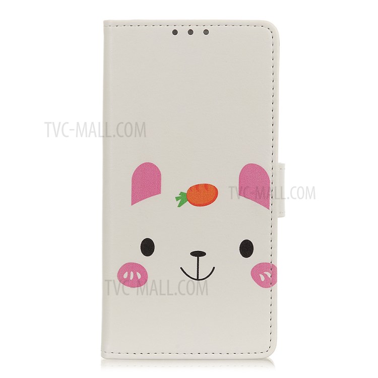 Pattern Printing Leather Cover with Wallet Stand for Wiko View 4/View 4 lite - Cute Animal-2