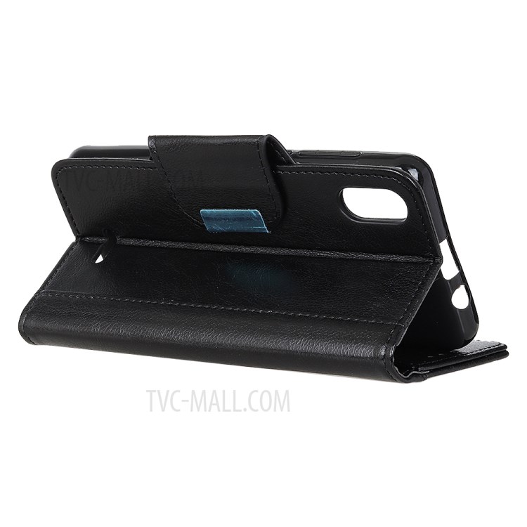 Wallet Leather Stand Case for Wiko Y61 - Black-4