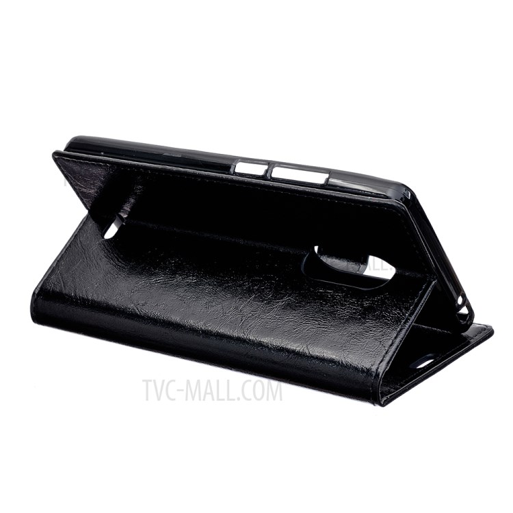 Crazy Horse Skin with Wallet Leather Cover for Wiko Sunny 5-3