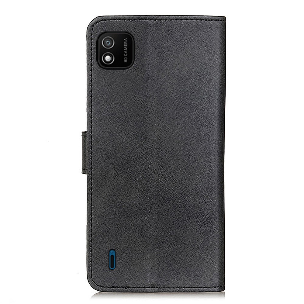 Wallet Design PU Leather Stand Protective Cover Mobile Phone Case for Wiko Y62 - Black-3