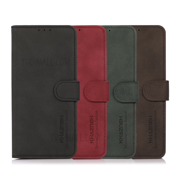Lint Texture Leather Wallet Shell Case for WIKO Y62 - Black-10