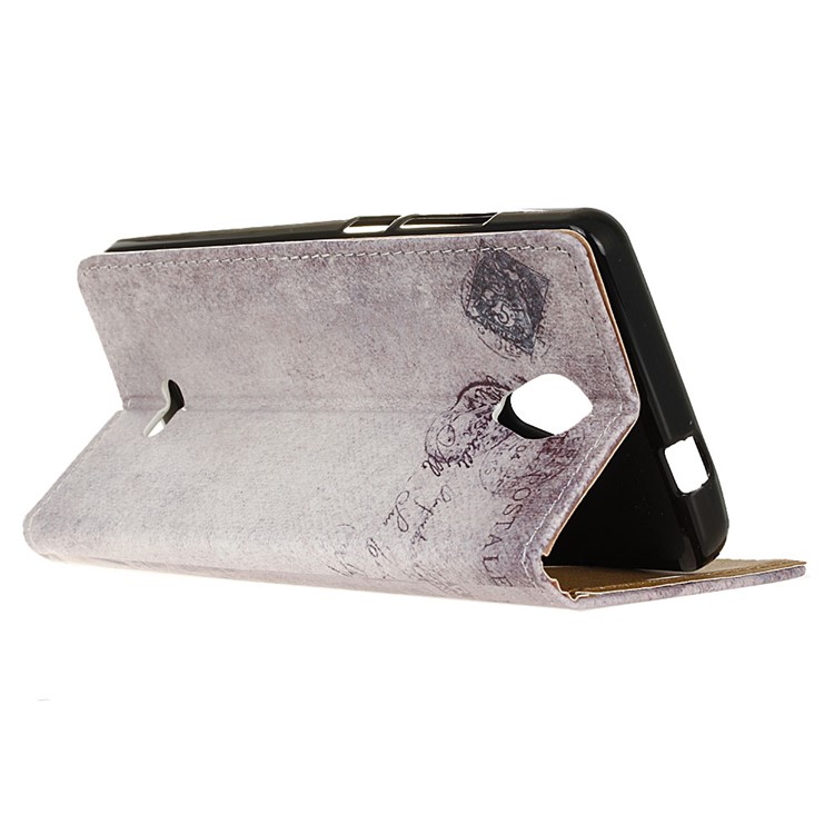 Wallet Leather Stand Case for Wiko Freddy - Cat in Hat and French Flag-4