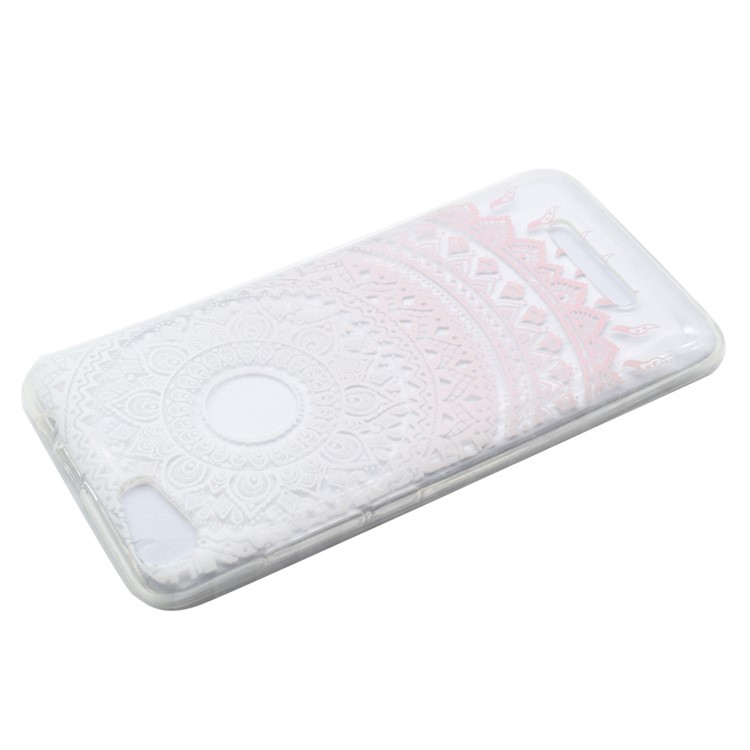 Pattern Printing TPU Case for Wiko Lenny 2 - Pink Mandala Pattern-3