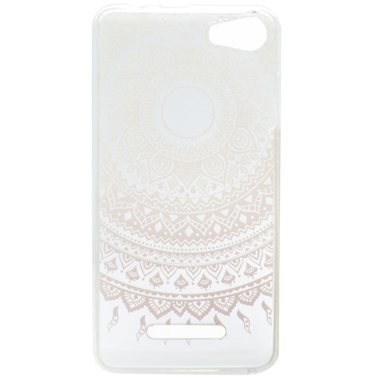 Pattern Printing TPU Case for Wiko Lenny 2 - Pink Mandala Pattern-4