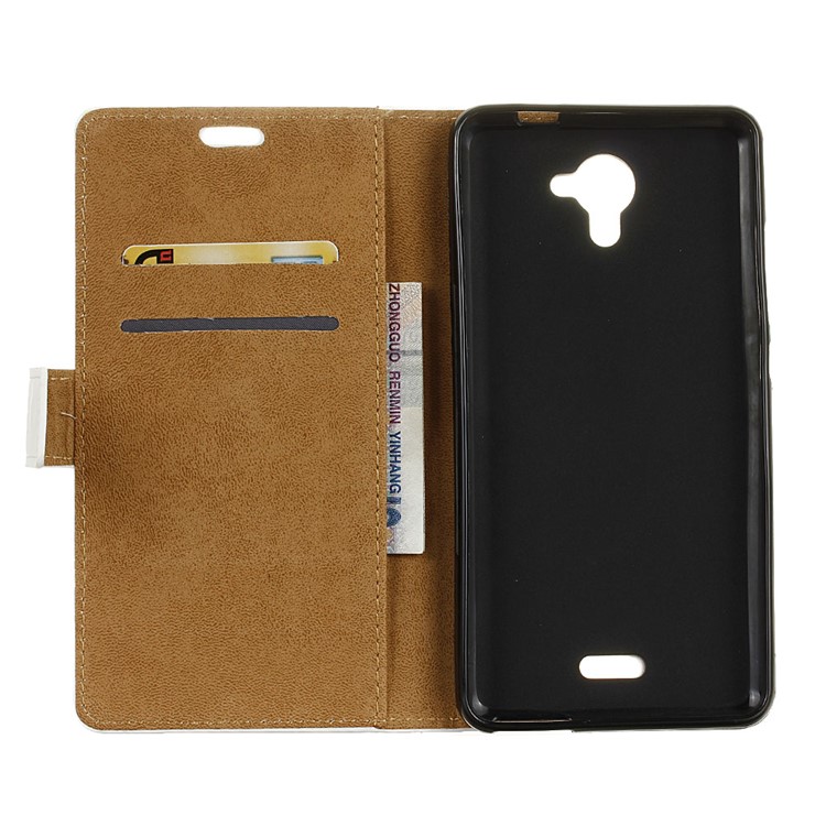Wallet Leather Stand Case for Wiko U Feel Fab - Fierce Tiger-6