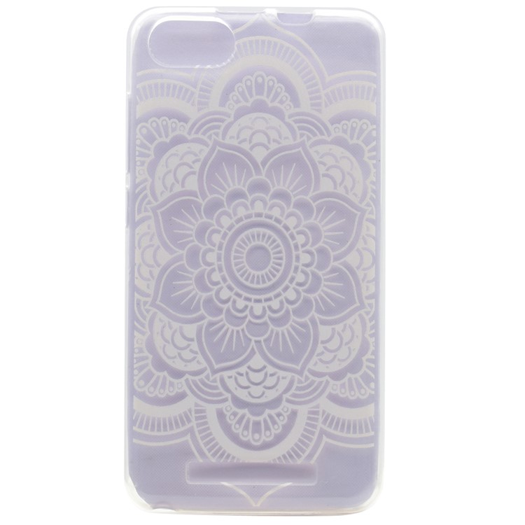 Pattern Printing TPU Case for Wiko Lenny 3 - Mandala Flowers-1