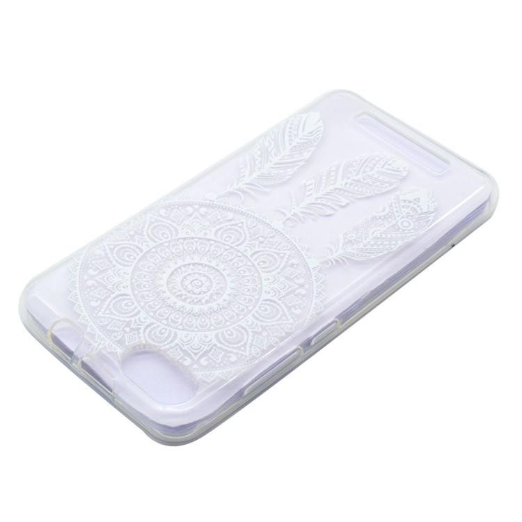 Pattern Printing TPU Case for Wiko Lenny 3 - Mandala Flowers-3