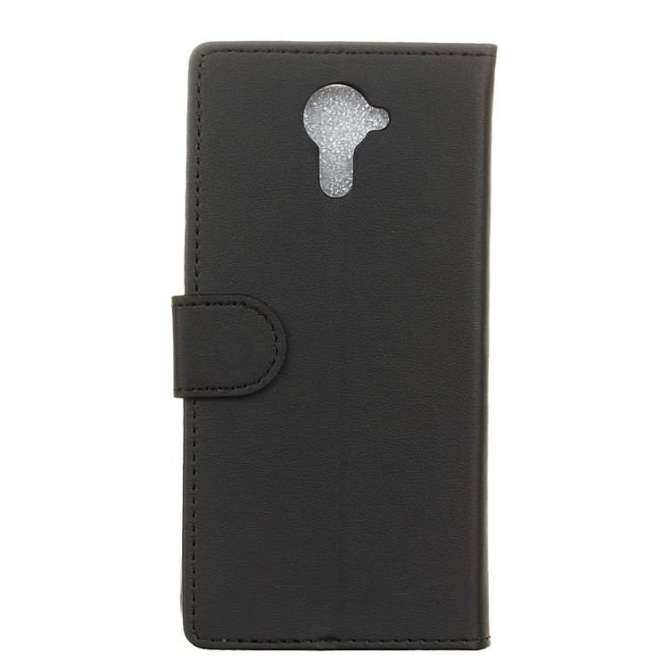Wallet Leather Stand Case for Wiko U Feel Prime - Black-2