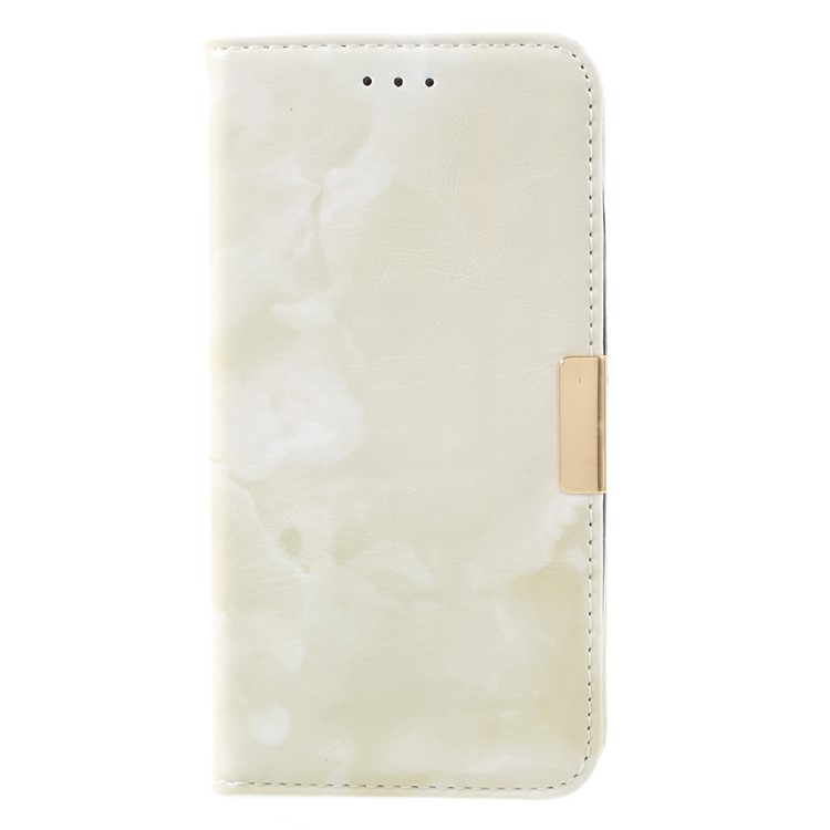 Marble Grain Wallet Leather Phone Case for Wiko U Feel Go - Light Green-3