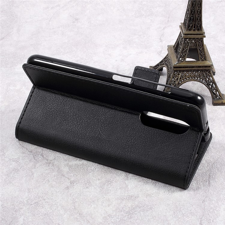 Wallet Leather Cell Phone Cover Case for Wiko WIM Lite - Black-5
